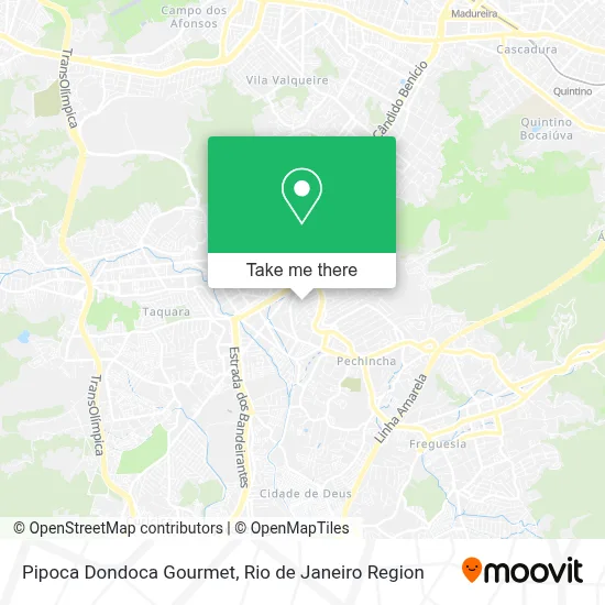 Pipoca Dondoca Gourmet map