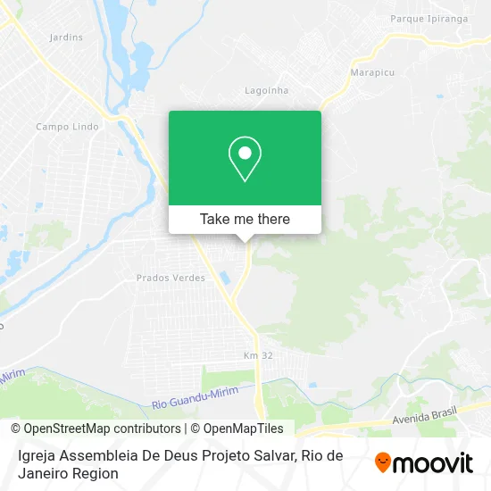 Igreja Assembleia De Deus Projeto Salvar map