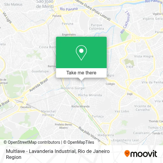 Multlave - Lavanderia Industrial map