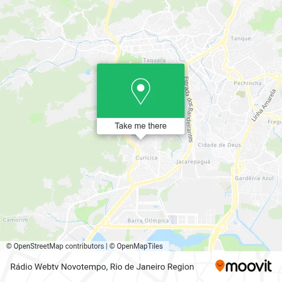 Rádio Webtv Novotempo map