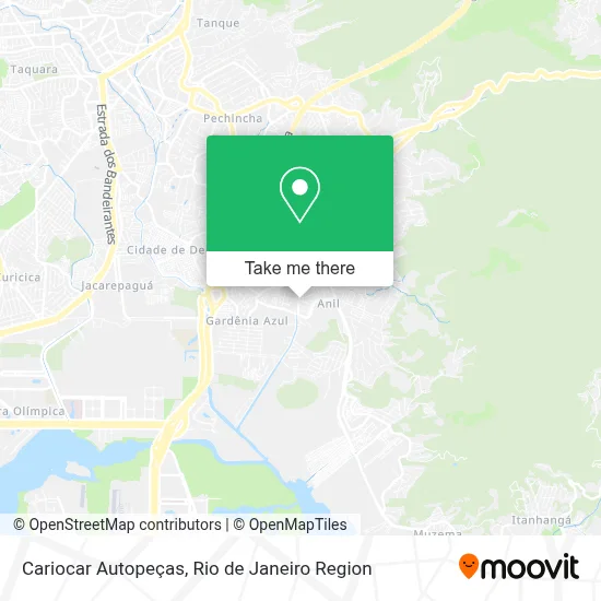 Cariocar Autopeças map