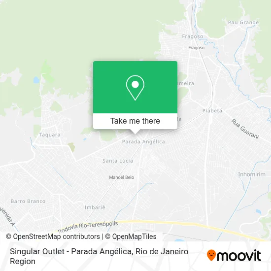 Singular Outlet - Parada Angélica map