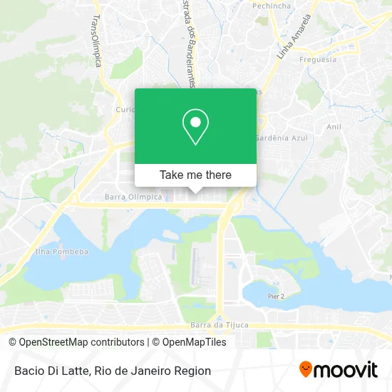 Bacio Di Latte map