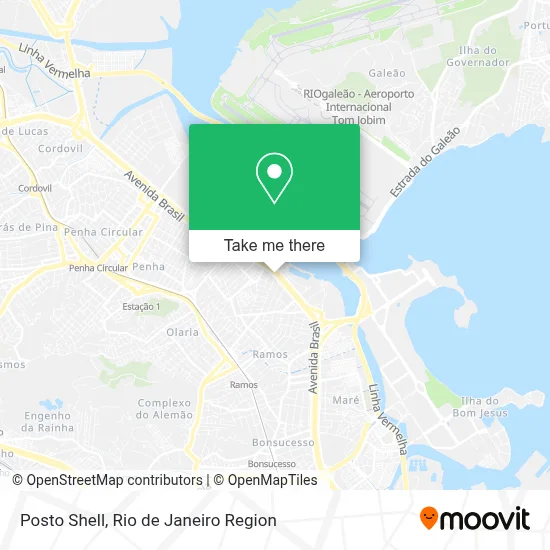 Posto Shell map