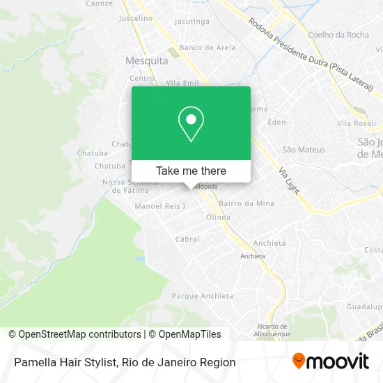 Pamella Hair Stylist map