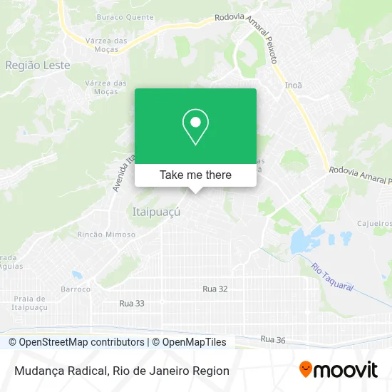 Mudança Radical map
