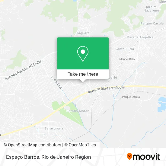 Espaço Barros map