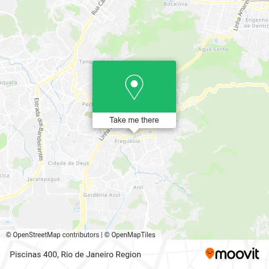 Piscinas 400 map