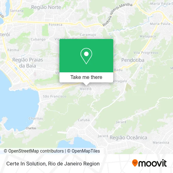 Certe In Solution map