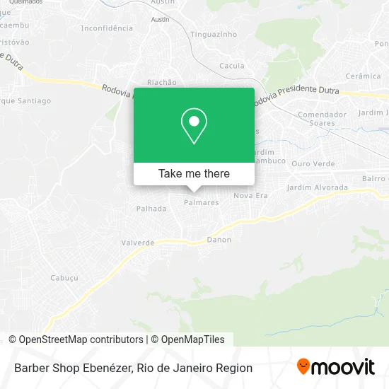Barber Shop Ebenézer map
