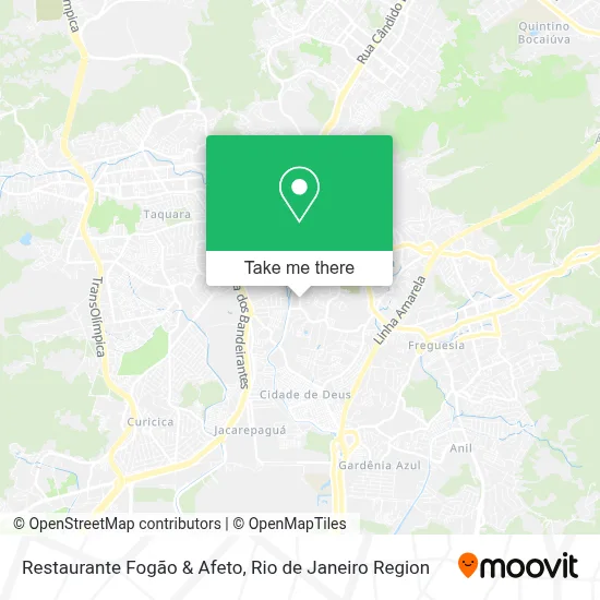 Restaurante Fogão & Afeto map
