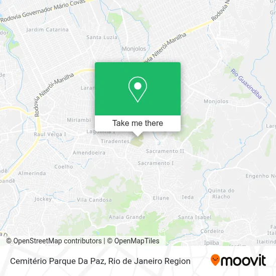 Cemitério Parque Da Paz map