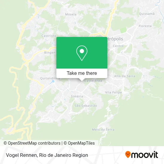 Vogel Rennen map