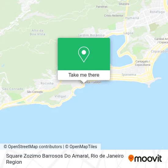 Square Zozimo Barrosos Do Amaral map