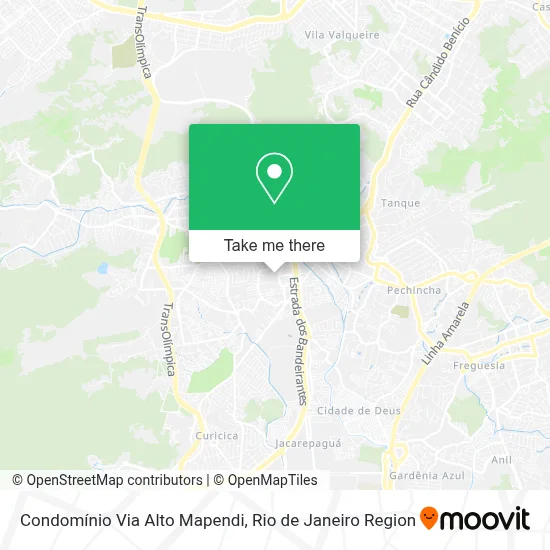 Condomínio Via Alto Mapendi map