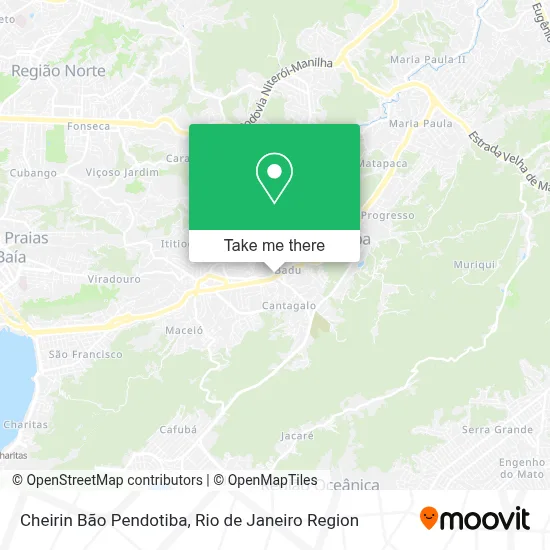 Cheirin Bão Pendotiba map