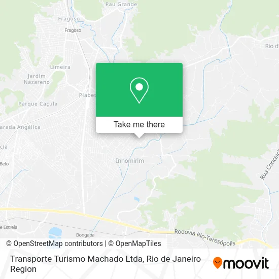 Transporte Turismo Machado Ltda map