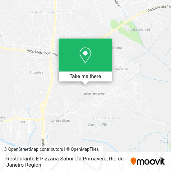 Restaurante E Pizzaria Sabor Da Primavera map