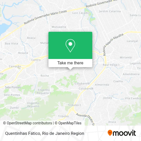 Quentinhas Fático map