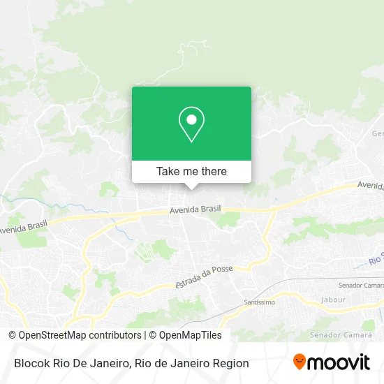 Blocok Rio De Janeiro map