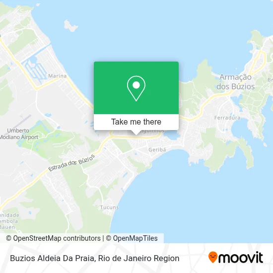 Buzios Aldeia Da Praia map