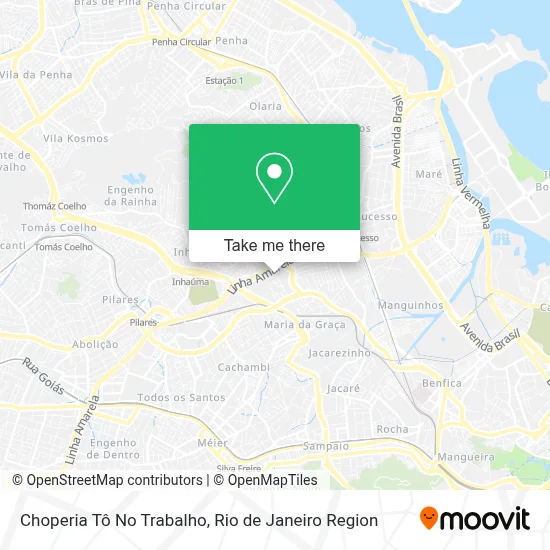 Choperia Tô No Trabalho map