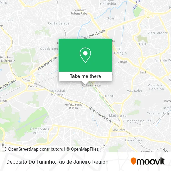 Depósito Do Tuninho map