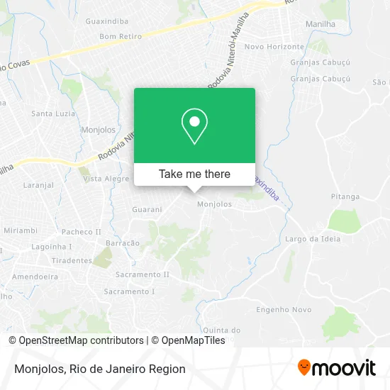 Monjolos map