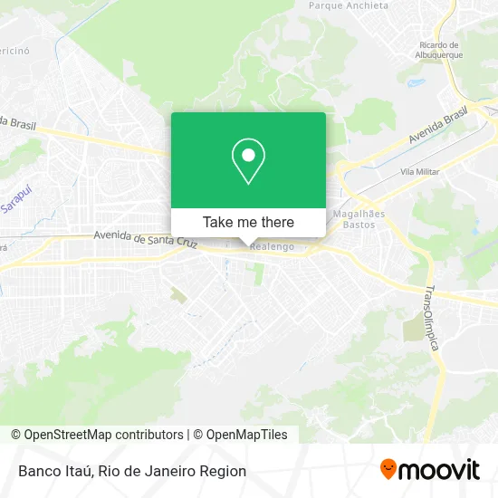 Banco Itaú map