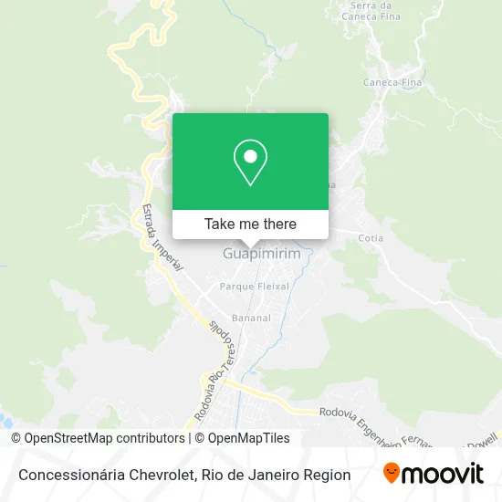 Concessionária Chevrolet map