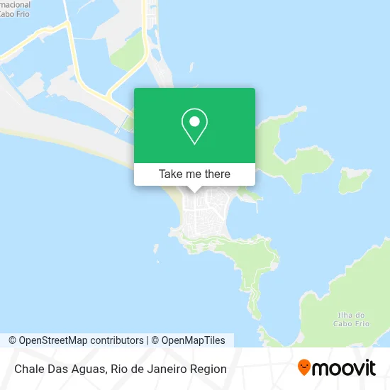 Chale Das Aguas map