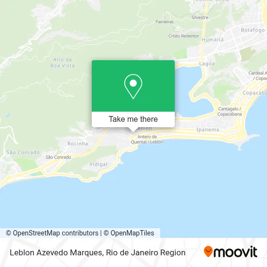 Leblon Azevedo Marques map