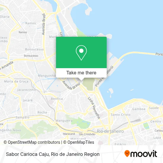 Sabor Carioca Caju map