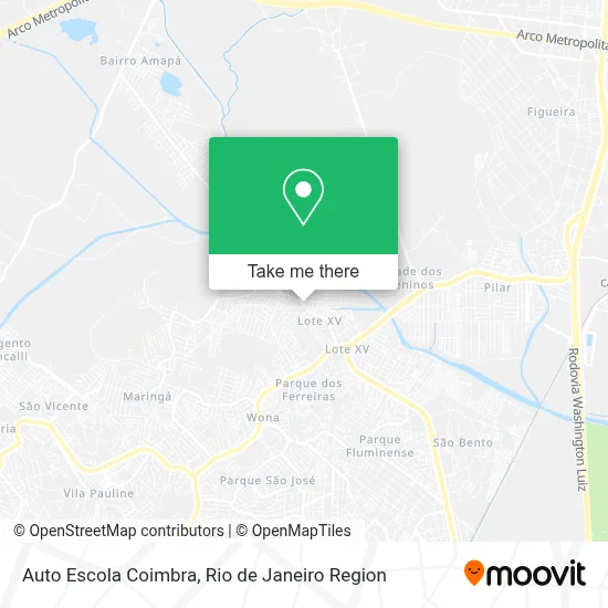 Auto Escola Coimbra map