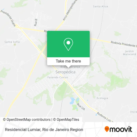 Residencial Lumiar map