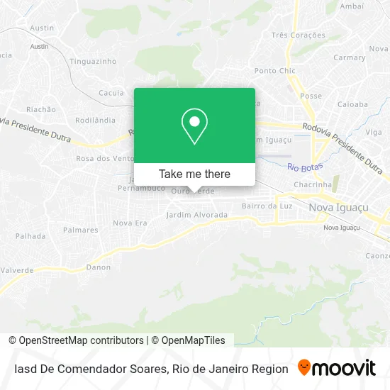 Iasd De Comendador Soares map