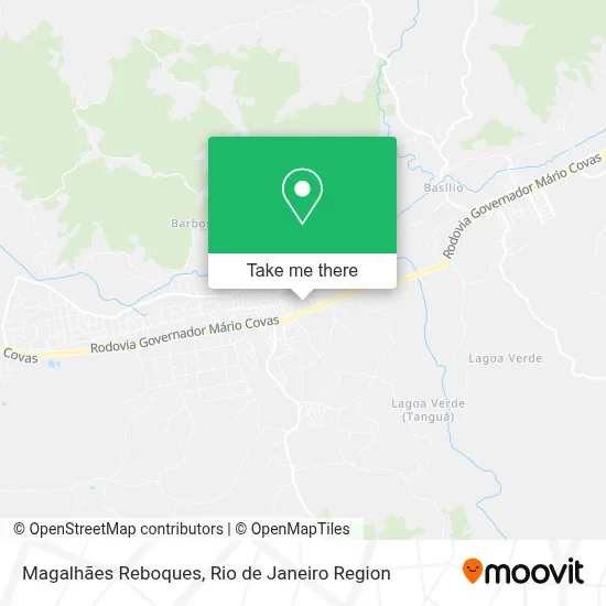 Magalhães Reboques map