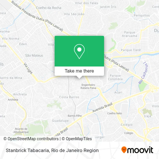 Stanbrick Tabacaria map