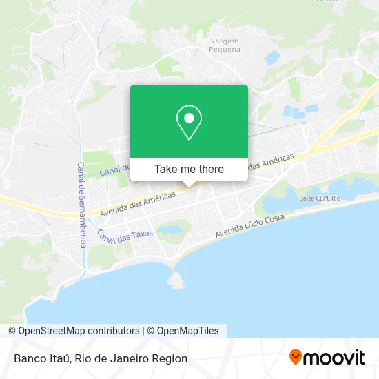 Banco Itaú map