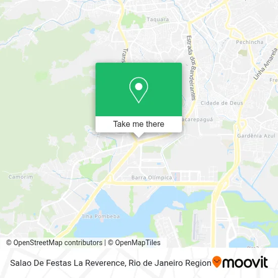 Salao De Festas La Reverence map