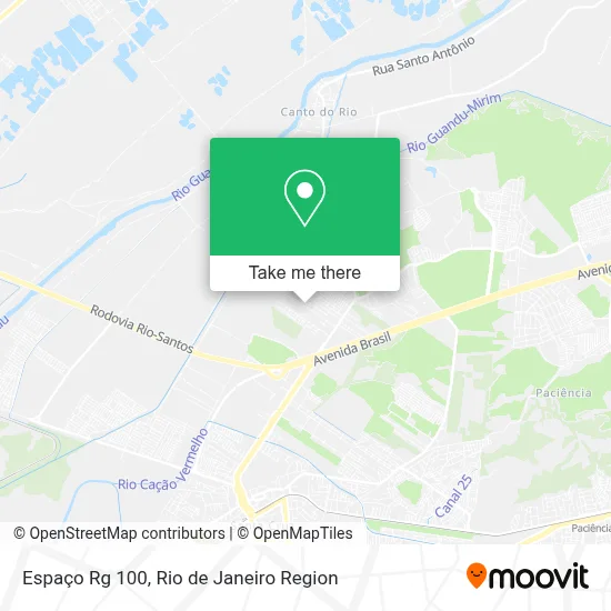 Espaço Rg 100 map