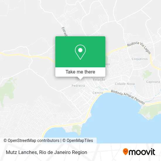 Mutz Lanches map