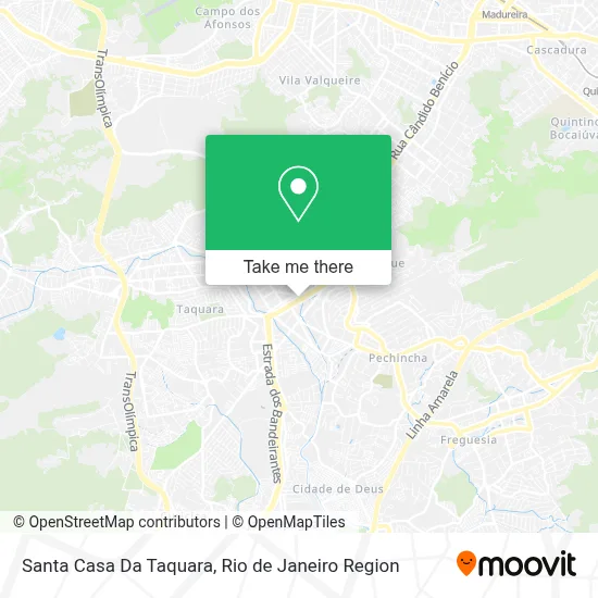 Santa Casa Da Taquara map