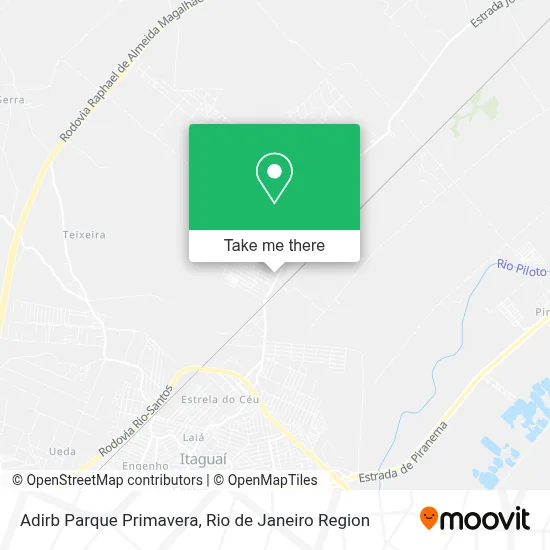 Adirb Parque Primavera map