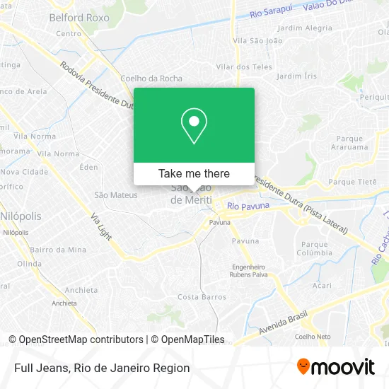 Full Jeans map