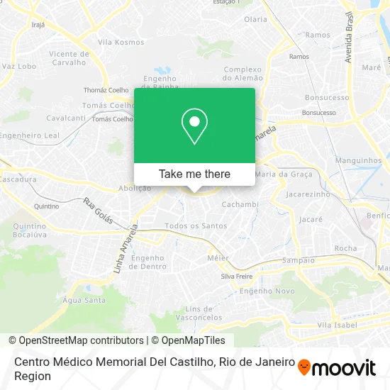Centro Médico Memorial Del Castilho map