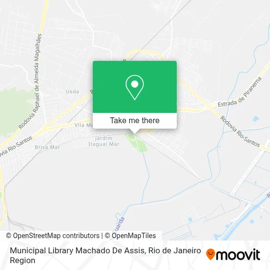 Municipal Library Machado De Assis map