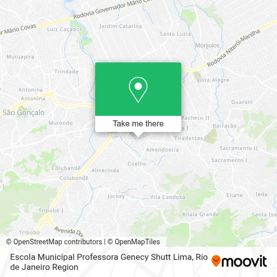 Escola Municipal Professora Genecy Shutt Lima map
