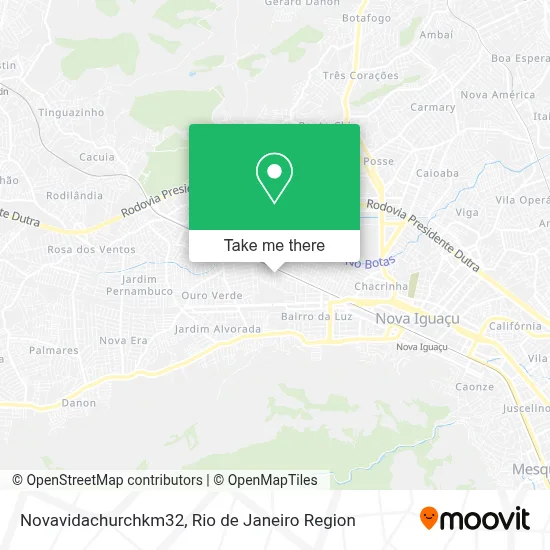 Novavidachurchkm32 map