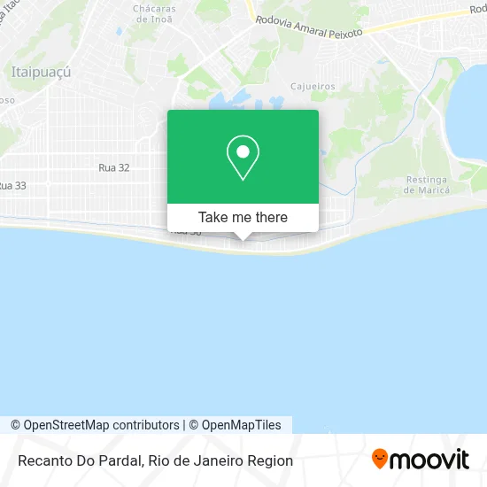 Recanto Do Pardal map